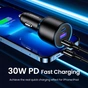 Зарядний пристрій Ugreen 3xUSB 130W (2xUSB-C+USB-A) QC 3.0 black (CD293) (90413) - уменьшенное изображение 5