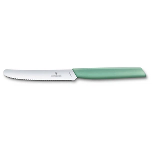 Кухонний ніж Victorinox Swiss Modern Tomato Sausage 11см Mint (6.9006.11W41) зображення 1