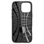 Чохол до мобільного телефона Spigen iPhone 16 Pro Liquid Air Matte Black (ACS08117) - уменьшенное изображение 10
