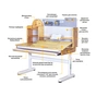 Парта ErgoKids Timberdesk L (BD-690 Wood L) - зменшене зображення 2
