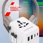 Зарядний пристрій Canyon OnTour 70 3xUSB-C + 2xUSB-A EU/UK/US/AUS 70W White (CNS-TA70W1006W) - зменшене зображення 7