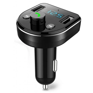 FM модулятор Jellico CM-1 Bluetooth MP3 2USB 3.1А Black (RL058183) зображення 1