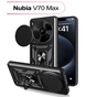 Чохол до мобільного телефона BeCover Military Nubia V70 Max Black (713535) - зменшене зображення 1