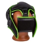 Боксерський шолом PowerPlay 3100 PU Чорно-зелений XS (PP_3100_XS_Black/Green) - зменшене зображення 3