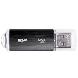 USB флеш накопичувач Silicon Power 32GB Blaze B02 Black USB 3.0 (SP032GBUF3B02V1K) зображення 1