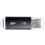 USB флеш накопичувач Silicon Power 32GB Blaze B02 Black USB 3.0 (SP032GBUF3B02V1K) - зменшене зображення 1