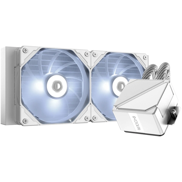 Система рідинного охолодження ID-Cooling DASHFLOW 240 BASIC WHITE - зображення 1