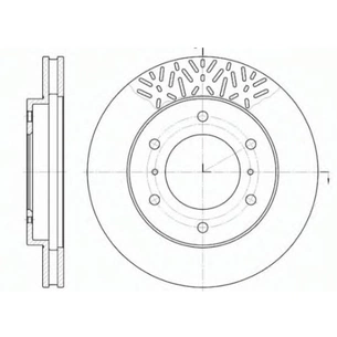 Гальмівний диск SHINOBI NBD05052 зображення 1
