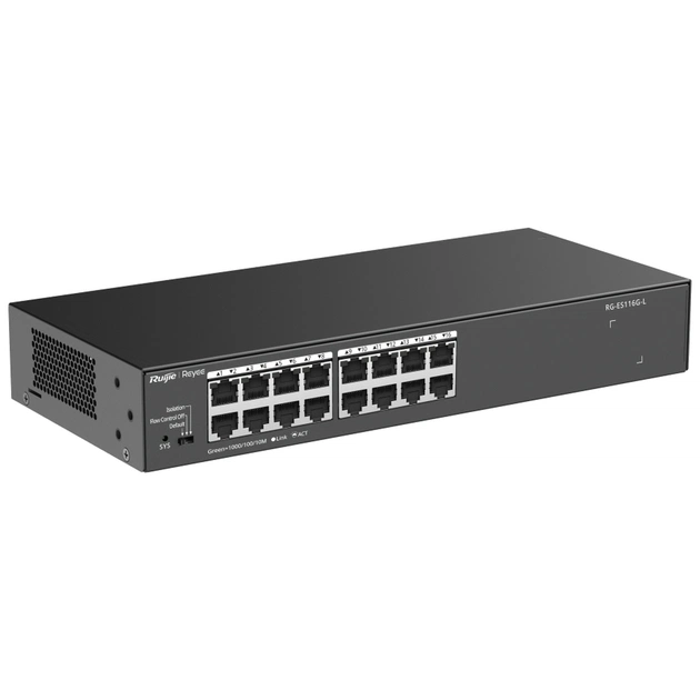 Комутатор мережевий Ruijie Networks RG-ES116G-L - picture 4