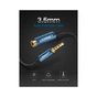 Кабель мультимедійний 3.5mm M to 3.5mm F 1.0m AV118 blue Ugreen (40673) - зменшене зображення 5