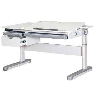 Парта Mealux Milton Electro lite Grey (BD-730 WG lite) зображення 1