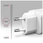 Зарядний пристрій AXAGON 1xUSB QC4.0 + 1xUSB-C PD30W PPS white (ACU-PQ30W) - зменшене зображення 4