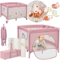 Детский манеж Lionelo MILLE PLUS PINK (LO-MILLE PLUS PINK) - уменьшенное изображение 5