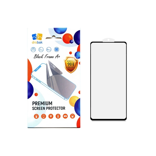 Скло захисне Drobak Google Pixel 6a Black Frame A+ (717158) - зображення 1