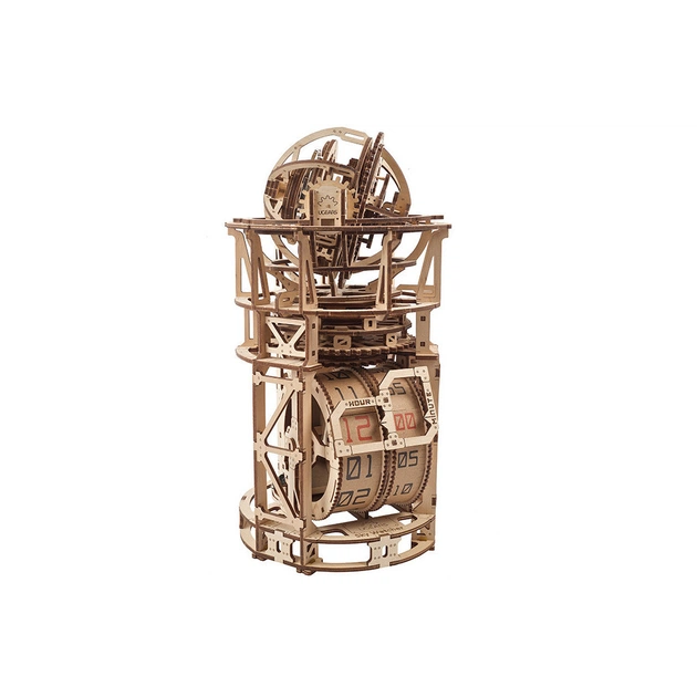 Конструктор Ugears Астроном. Настільний годинник із турбійоном (70162) - picture 3
