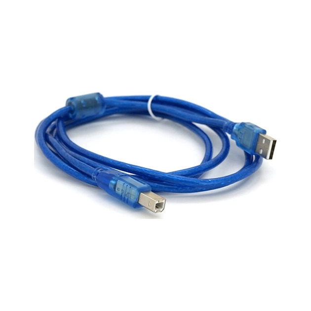 Кабель для принтера USB 2.0 AM/BM 1.8m ferrite blue Ritar (YT-AM/BM-1.8TBL) - зображення 1