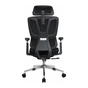 Офісне крісло GT Racer B-121A Black - зменшене зображення 5