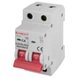Автоматичний вимикач E.NEXT 2-п e.mcb.stand.  6А C ( 4,5кА) (s002015) - зменшене зображення 1