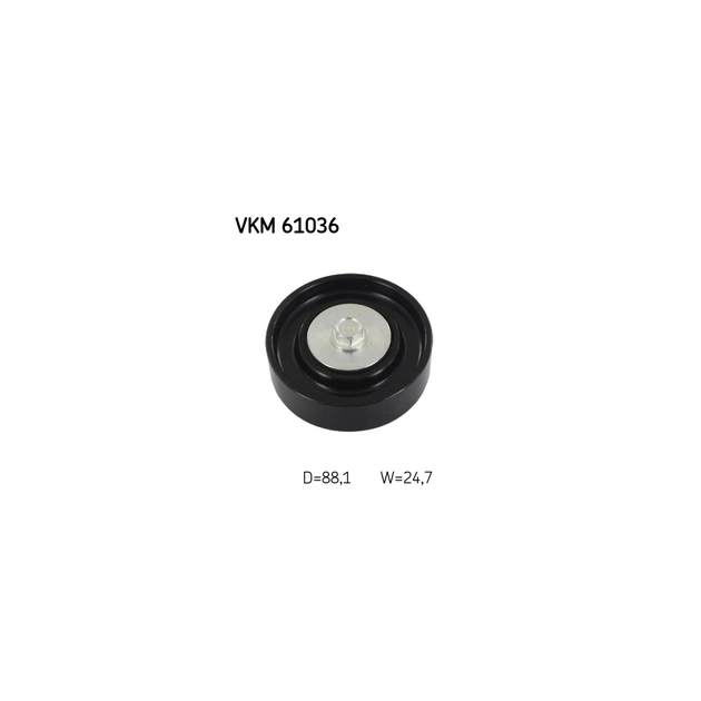 Ролик натягувача ременя SKF VKM 61036 - зображення 1