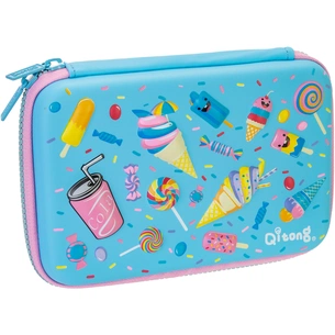 Пенал Cool For School 1 відділення з органайзером блакитний (QT-5650-Blue) зображення 1