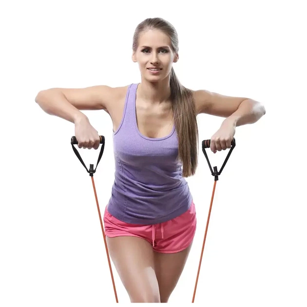 Еспандер U-Powex Latex resistance tube 30LB Red 13.5кг (UP_1001_30LB_Red) - изображение 4