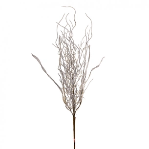 Декоративна гілка YES! Fun Сіра Засніжена 84 см (974813) picture 1