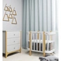 Ліжечко Ingvart трансформер Nika 60 Slim з опускною боковинкою (60х94, 60х120) біло-натуральне (8729001017) - зменшене зображення 4