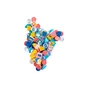 Конструктор LEGO DOTs серія 2, 109 деталей ( доп.елементи) (41916) - зменшене зображення 3