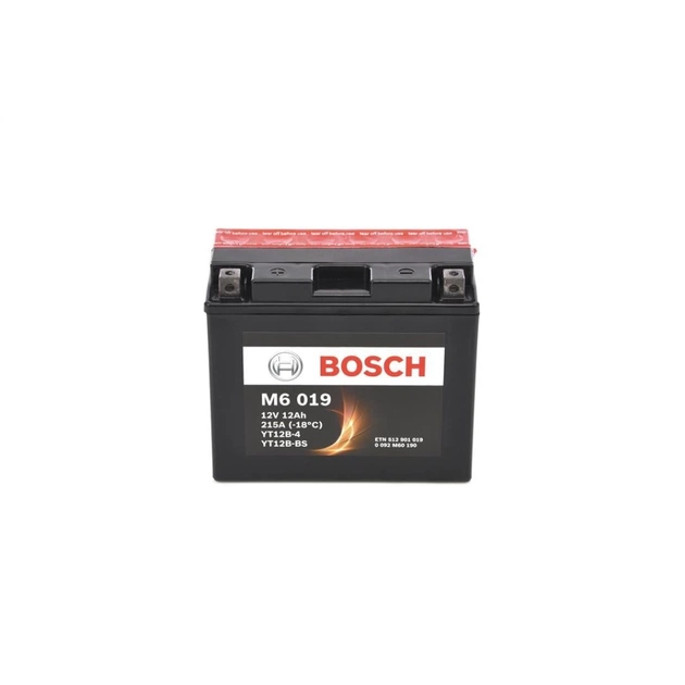 Акумулятор автомобільний Bosch 12A (0 092 M60 190) - изображение 1