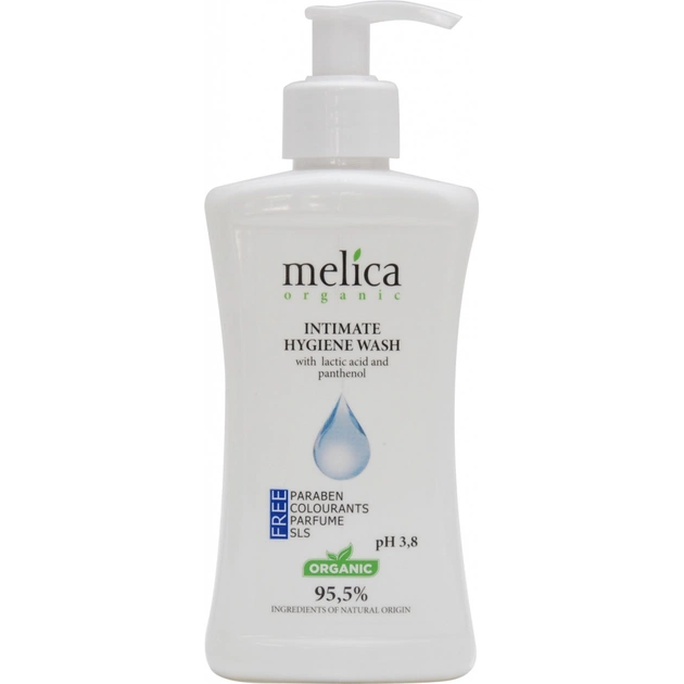 Гель для інтимної гігієни Melica Organic з молочною кислотою та пантенолом 300 мл (4770416342112) - picture 1
