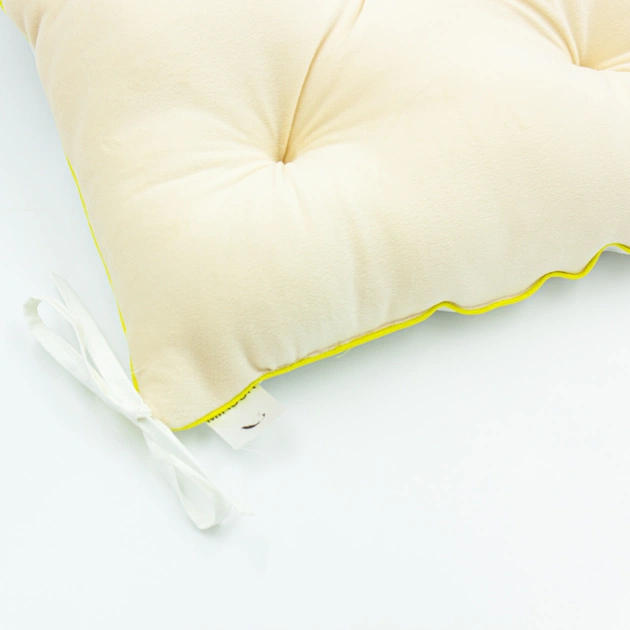 Подушка на стілець MirSon 28-0004 Cream Velvet 50х50 см (2200006275756) - picture 2