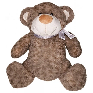М'яка іграшка Grand Ведмідь коричневий з бантом 48 см (4801GMG) зображення 1