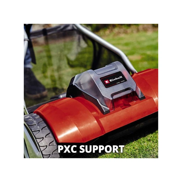 Газонокосарка Einhell GE-HM 18/38 Li - Solo, 18В, PXC, 38 см, 45 л, 14-38 мм, 10.5 кг (без АКБ і ЗП) (3414200) - picture 4