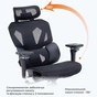 Крісло ігрове GamePro EDGE GC820MB Black (GC820MB) - зменшене зображення 10