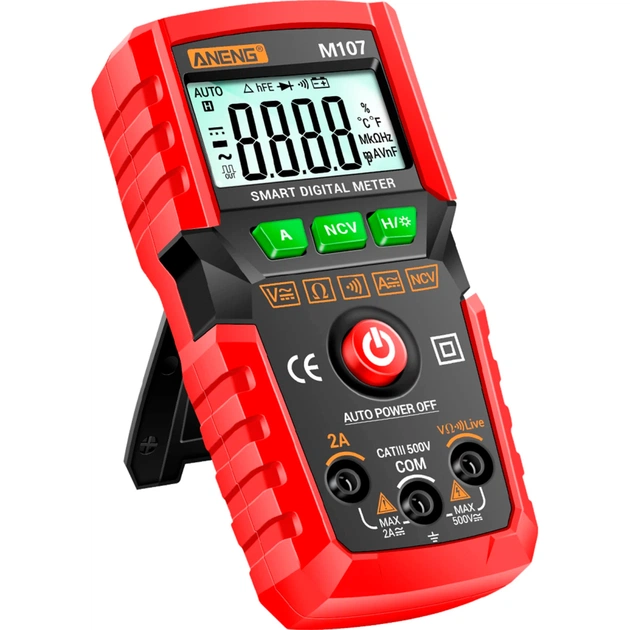 Цифровий мультиметр ANENG M107, V, A, R, C, T (M107) - picture 3