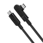 Дата кабель USB-C to USB-C 2.0m 5A 100W nylon C5-03 black Acefast (6974316281016) - зменшене зображення 2