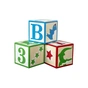 Кубики Melissa&Doug Набір з 3-х великих дерев'яних кубиків (MD30543) - зменшене зображення 3