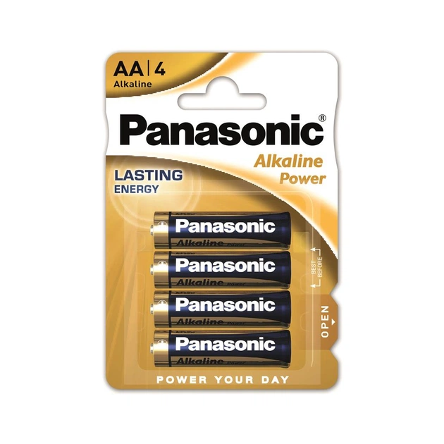 Батарейка Panasonic LR06 Alkaline Power * 4 (LR6REB/4BPR) - изображение 1