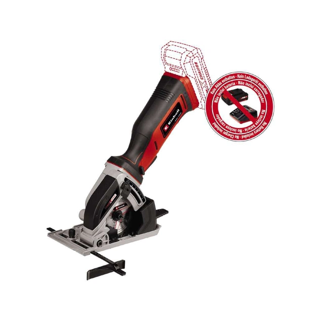 Дискова пила Einhell TE-CS 18/89 Li - Solo акум., PXC, 18В, диск 89х10 мм (без АКБ та ЗП) (4331100) - picture 1