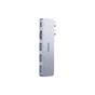 Концентратор Baseus USB-C 5-in-1 3xUSB 3.0 + 1xUSB-C 40Gbps + 1xHDMI 4K30Hz gray (B00052801811-04) - зменшене зображення 1
