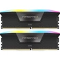 Модуль пам'яті для комп'ютера DDR5 64GB (2x32GB) 6000 MHz Vengeance RGB Black Corsair (CMH64GX5M2B6000C40) - зменшене зображення 1
