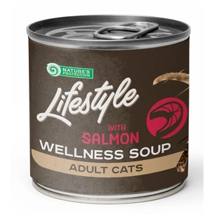 Консерви для котів Nature's Protection Lifestyle Adult cats Sterilised Soup Salmon 140 г (KIKNPLF63358) зображення 1