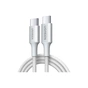 Дата кабель USB-C to USB-C 2.0m PD100W 5A braided L502 white Ugreen (35221) - уменьшенное изображение 1