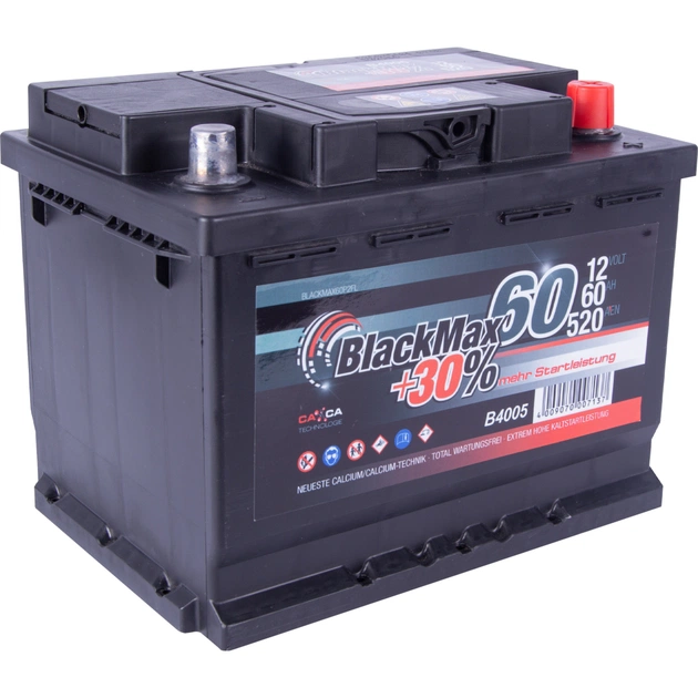 Акумулятор автомобільний BlackMax 60А (B4005) - зображення 1