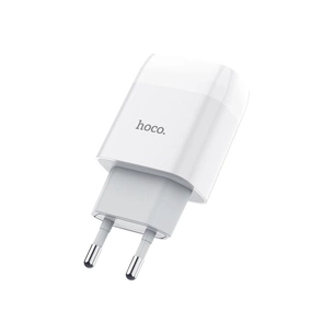 Зарядний пристрій HOCO C73A 2xUSB 12W white (6931474712912) зображення 1