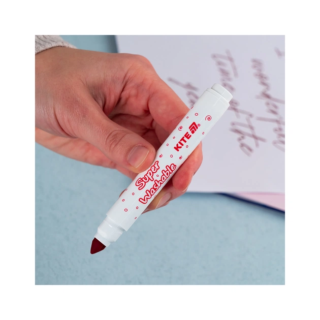 Фломастери Kite Creative Superwashable Jumbo 12 кольорів (K-1155) - picture 4