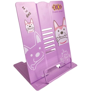 Підставка для книг ZiBi металева рожева (ZB.3503-10) зображення 1