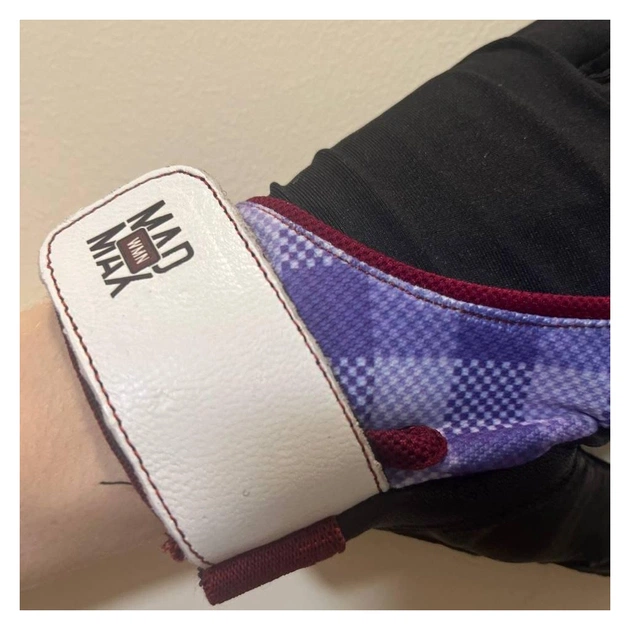 Рукавички для фітнесу MadMax MFG-911 Nine-eleven Black/perpito L (MFG-911-PEP_L) - picture 5