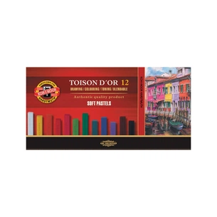 Пастель Koh-i-Noor Toison D'or суха м'яка 12 кольорів (8512) изображение 1