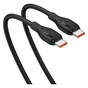 Дата кабель USB-C to USB-C 1.2m 100W black Baseus (P10355702111-00) - зменшене зображення 3